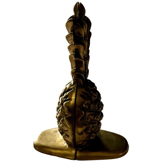 Penco brass 8 inch MCM Hollywood Regency made in Taiwan bookend set - Picture 5 of 8